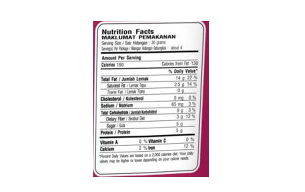 Tong Garden Honey Roasted Cashew Nuts Mixed Macadamias   Pack  140 grams